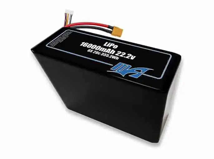 16000 6s lipo drone battery packs