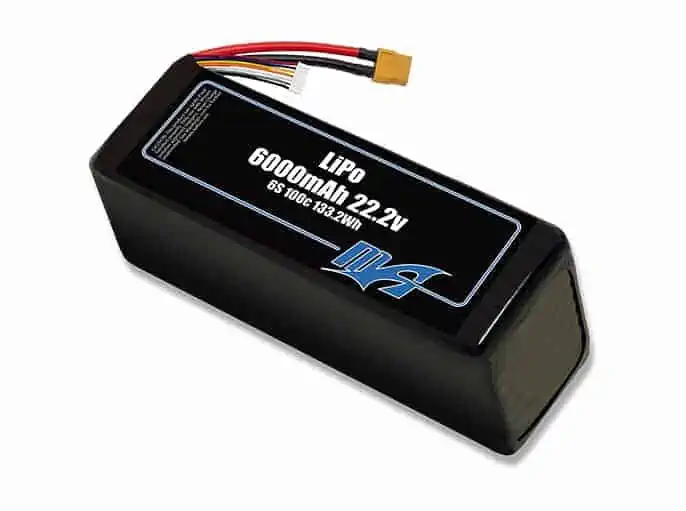 6000 6s lipo highest energy density battery pack