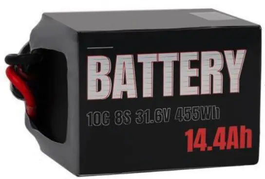 8s 14.4ah battery