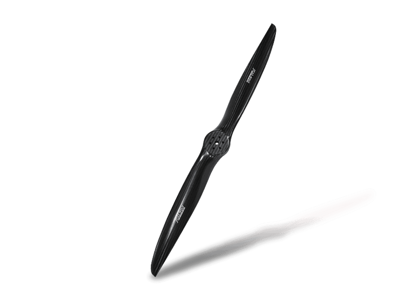 c2ud pusher propeller for heavy payload gas engine drones