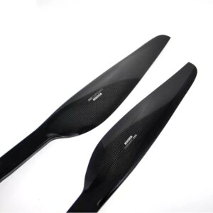 Glossy carbon fiber drone propellers