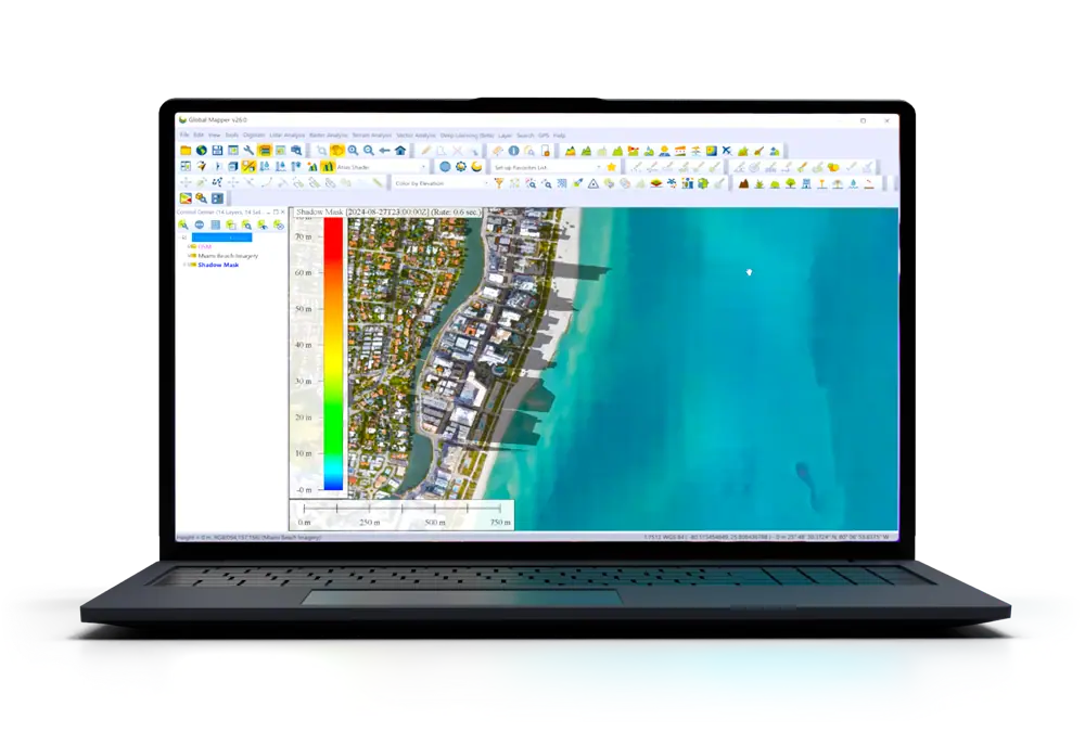GlobalMapper point cloud processing