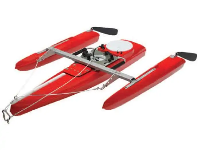 high speed riverboat tethered hydrologic boat