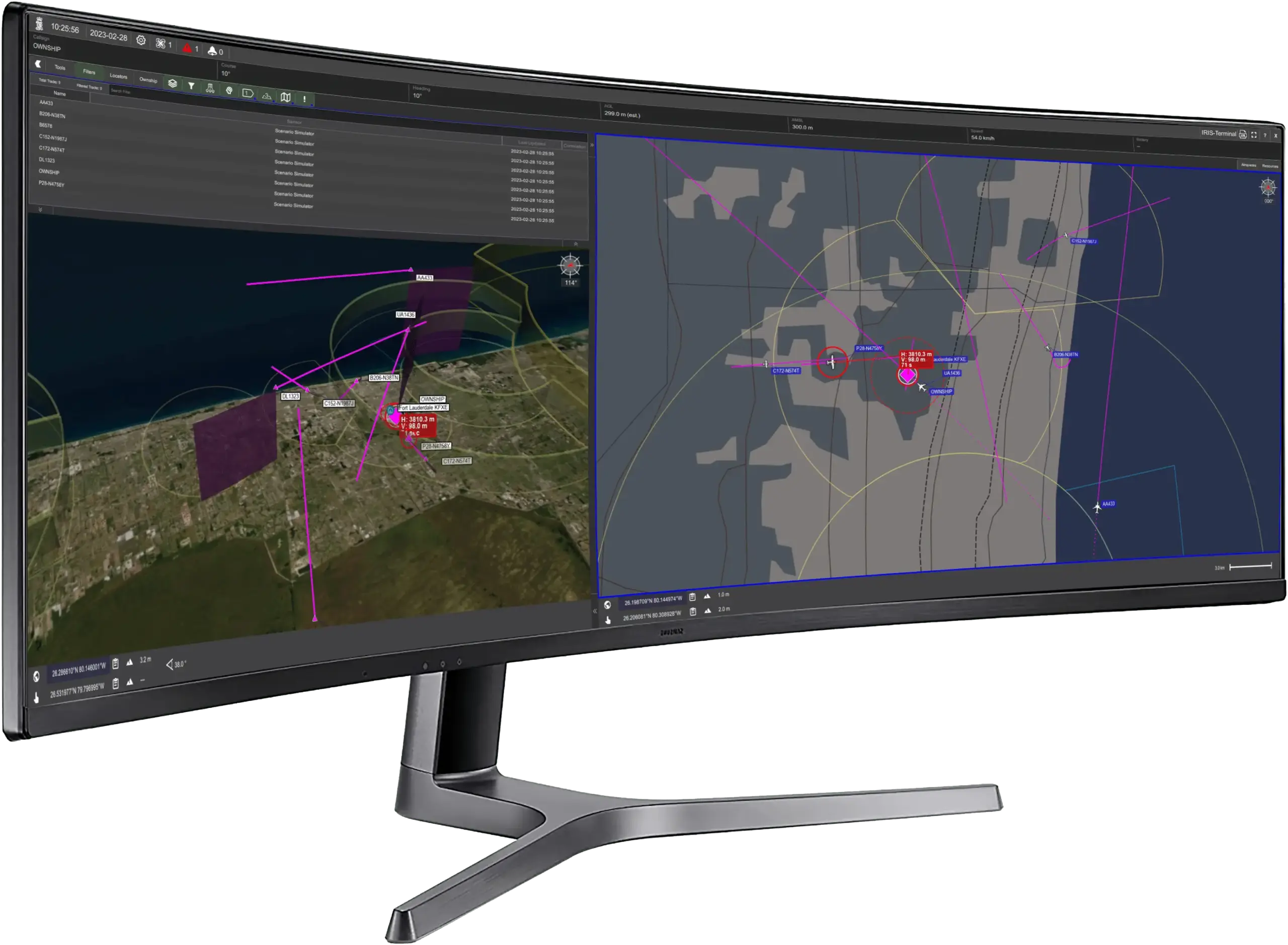 IRIS Terminal Airspace visualization software