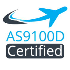 AS9100D and ISO 9001:2015 certified quality