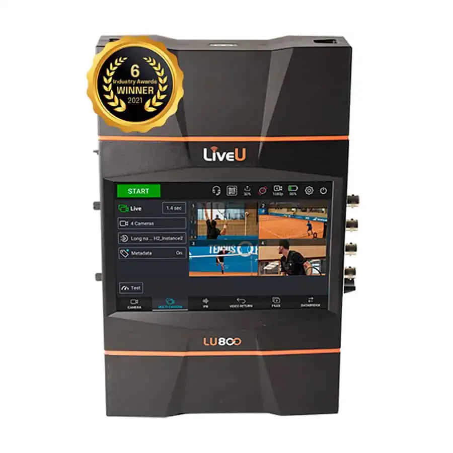 liveu lu800 5g drone video transmission