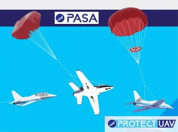 pasa uav parachutes