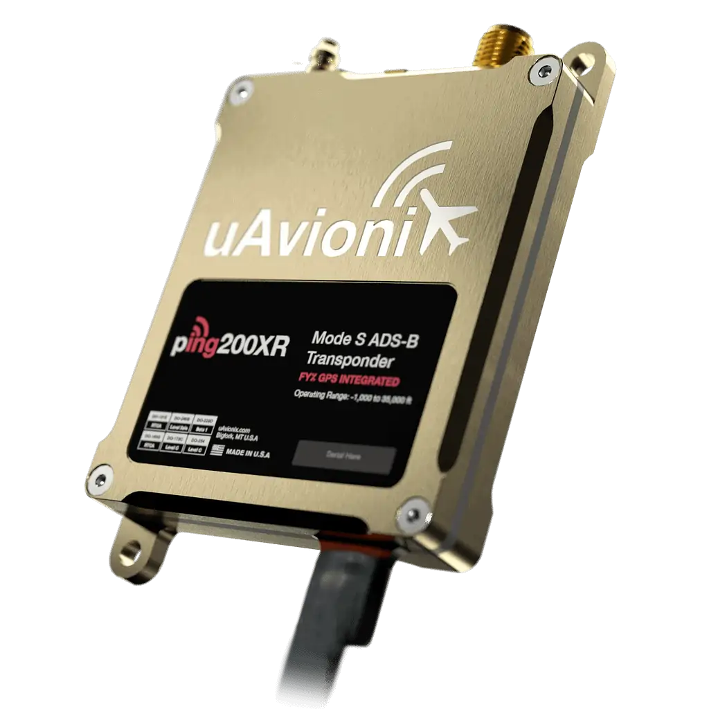 ping200xr mode s ads b uav transponder