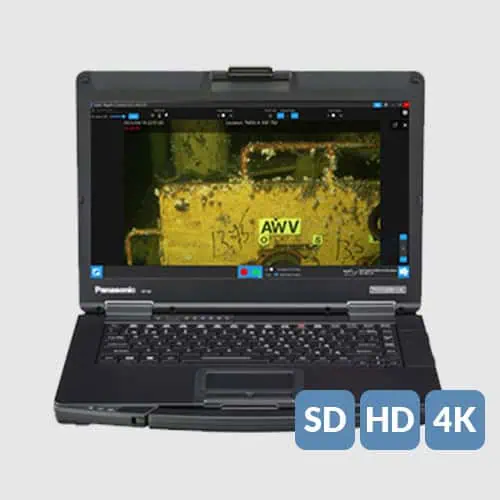 rugged dvr overlay laptop