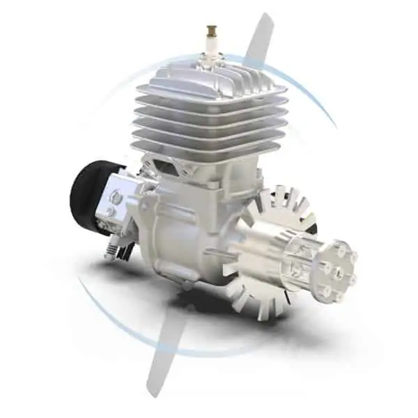 sp 28 single cylinder gas uav engine