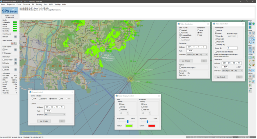 spx server Radar Tracking
