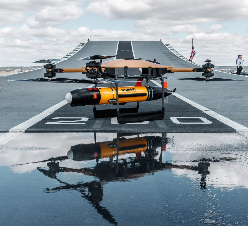 T-150 with AUV underwater mapping payload
