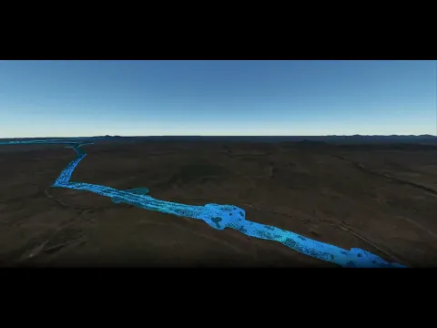 LiDAR Data from 550 KM UAV BVLOS pipeline Inspection Australia 2024