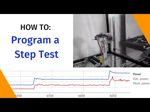 Automating a Step Test with a Brushless Motor Thrust Stand