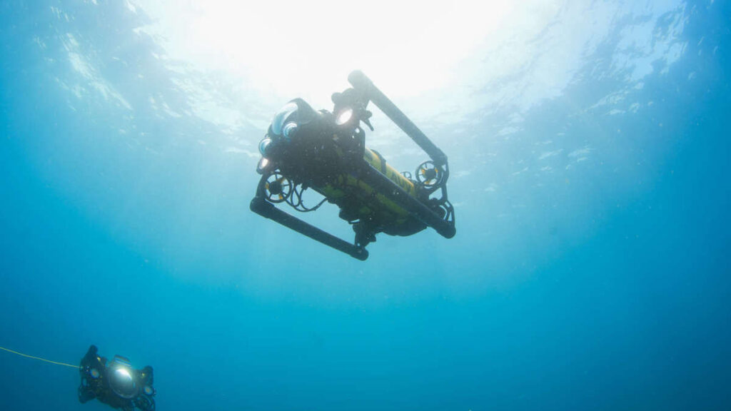 Acoustic & Integrated Navigation Systems Facilitate Tetherless Operation of Hovering AUVs