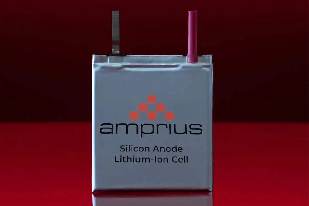 Amprius to Deliver Custom 450 Wh/kg Platform Cells