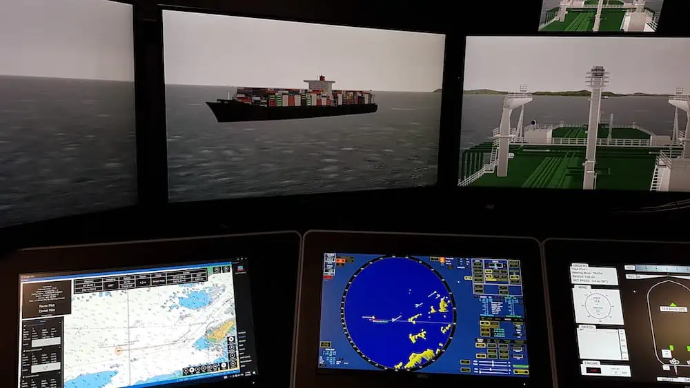 Robosys Voyager Bridge Simulator at Australian Maritime College
