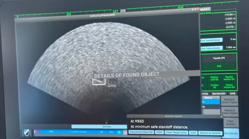 Demonstration of Autonomous EOD Maritime Response Vehicle