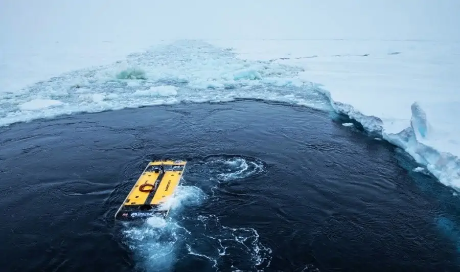 AUV utilizing Sonardyne technology