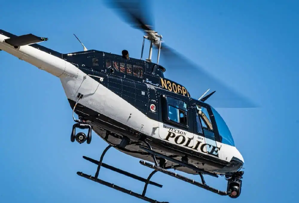 Bell 206 helicopters equipped with advanced surveillance systems