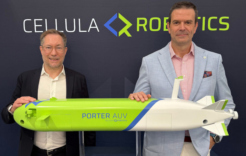 Cellula Robotics Collaborates to Enhance AUV Technologies
