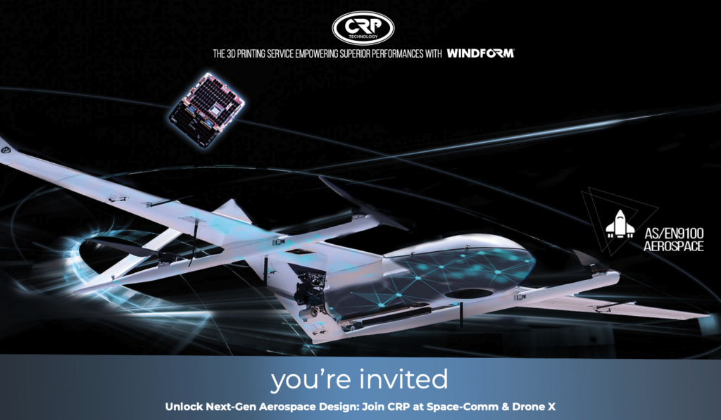 CRP Technology to Showcase Innovations at DroneX & Space-Comm Expo