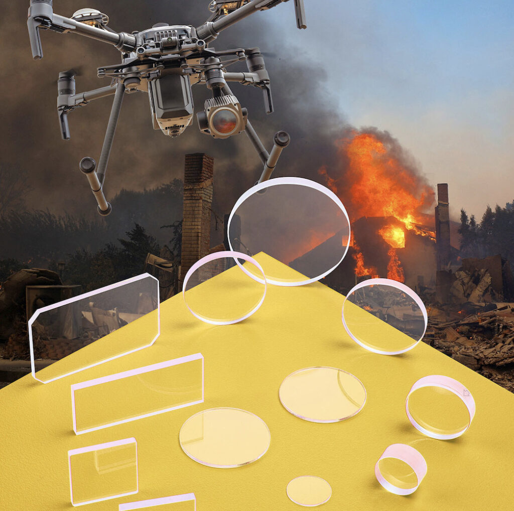 sapphire windows for Drones by Meller Optics