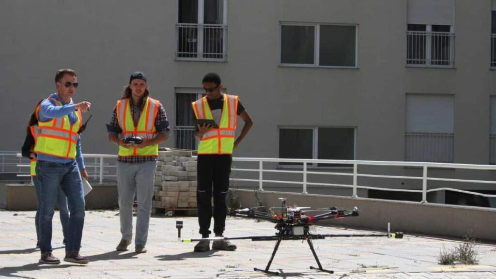Drone operation in Kosovo utilizing FT205 wind sensors