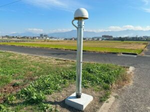 A GNSS reference station in Japan with CHCNAV CG220 antenna.