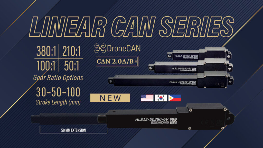 Hitec HLS12 Linear Actuators for UAVs & Robotics