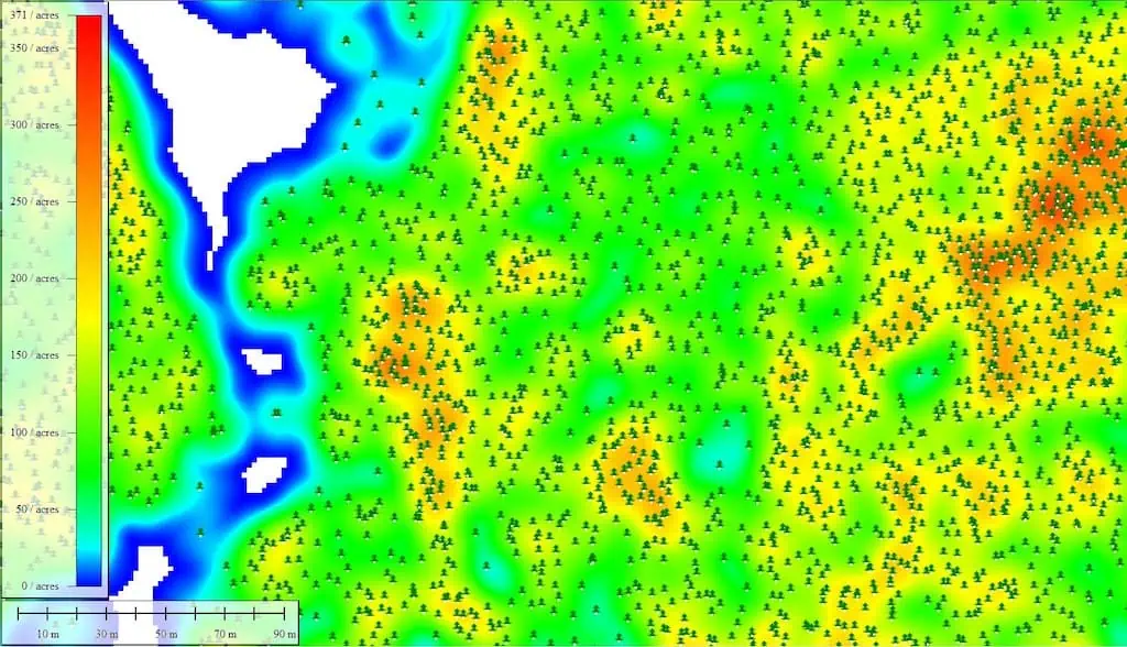 Utilizing Lidar for forest Density Mapping
