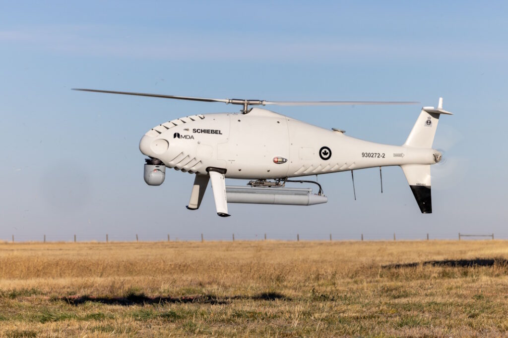 Schiebel's CAMCOPTER S-100 with Integrated Synthetic Aperture Radar