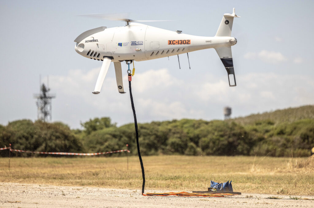 Schiebel VTOL UAS Showcases Autonomous Logistics in European Defence Trials