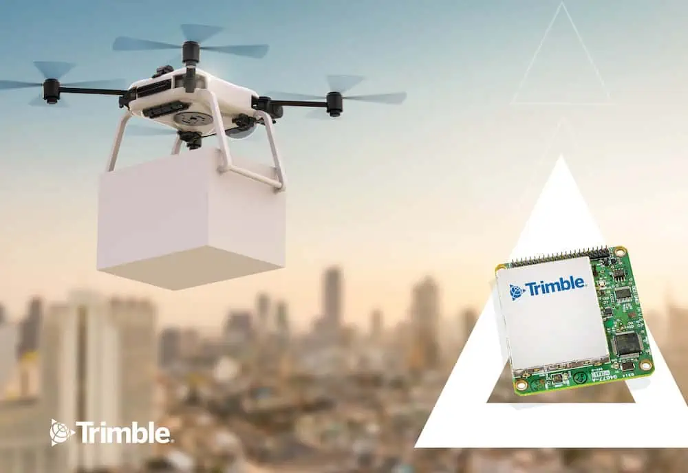 Trimble PX-1 RTX positioning Solution for Drone Delivery