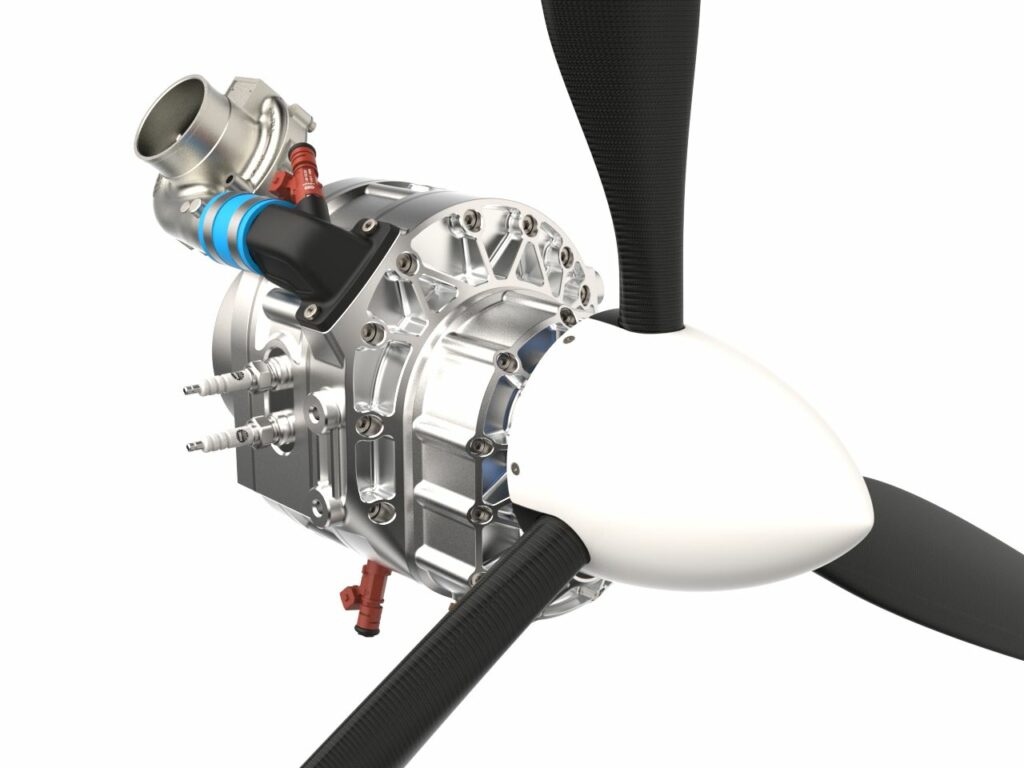 UAVHE's latest hybrid Wankel engine, the RW1-300C