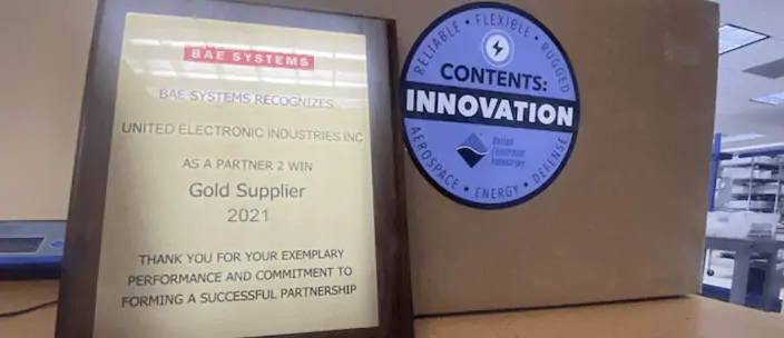 United Electronic Industries Achieves Gold Tier Supplier Recognition from BAE Systems