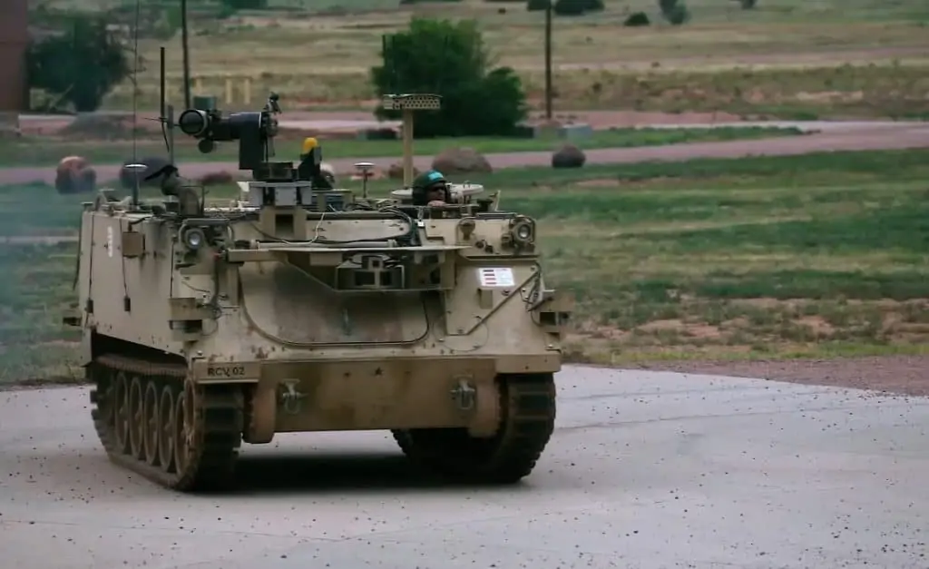 Prototype of the US Army's Robotic Combat Vehicle