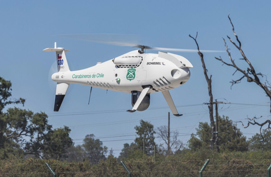 Schiebel's VTOL UAV.