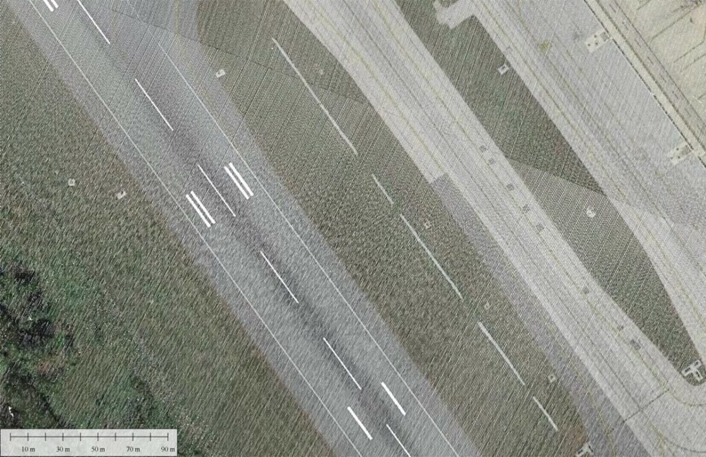 The goal of this workflow is to classify the painted lines as a subclassification of the existing Ground class.